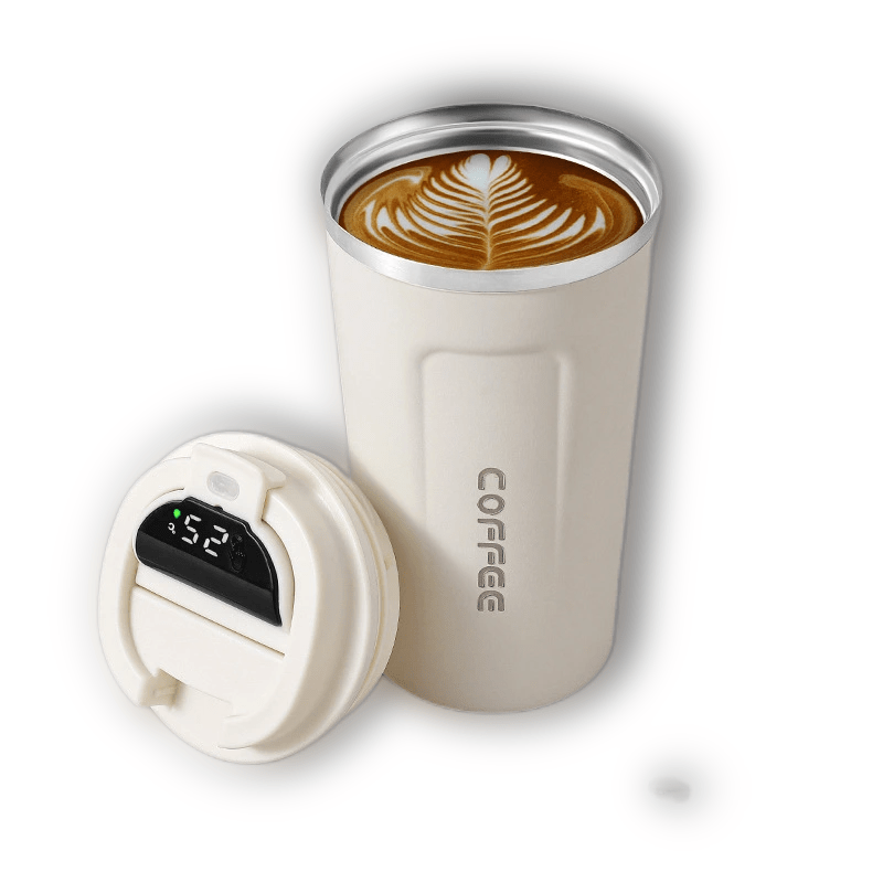 Smart Thermo Koffiemok met Digitale Temperatuurweergave