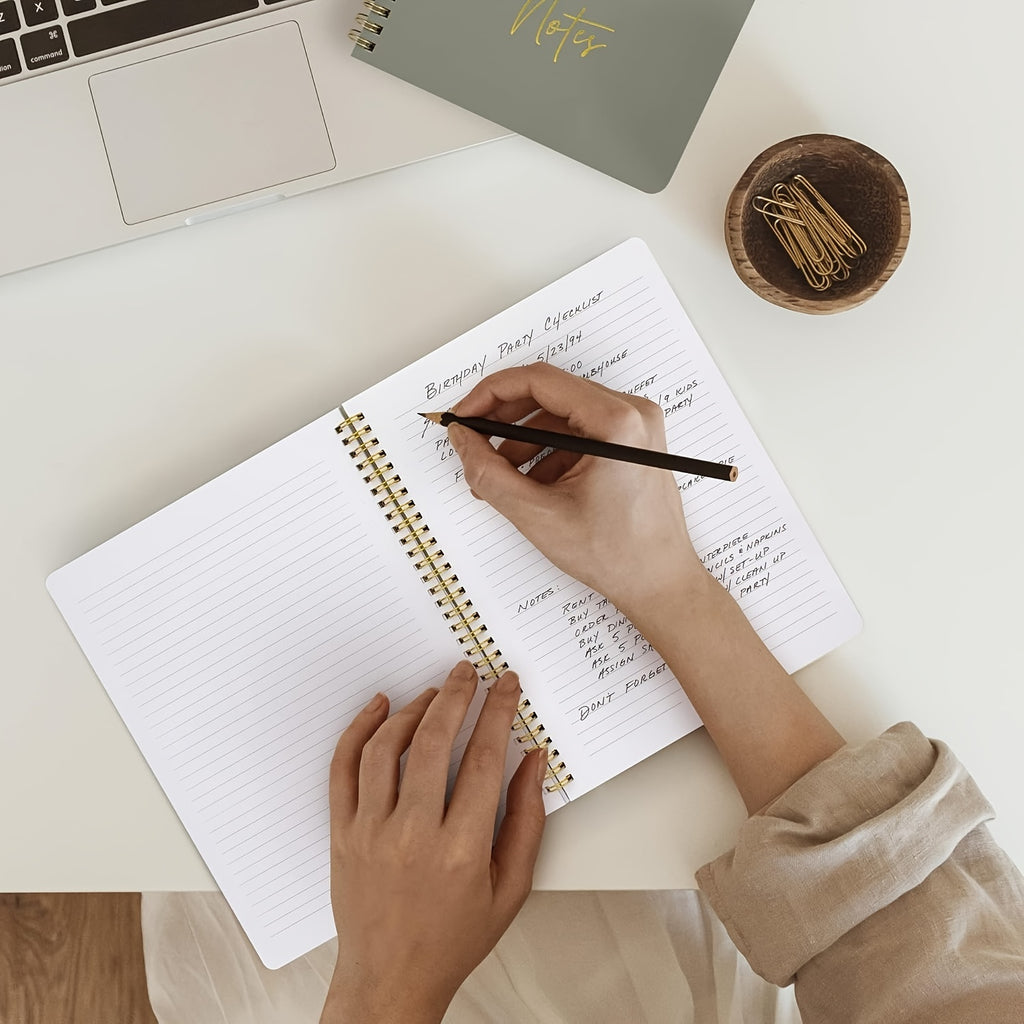 A5 Spiral Bound Notebook in Pastel Colors - By VibeQueen