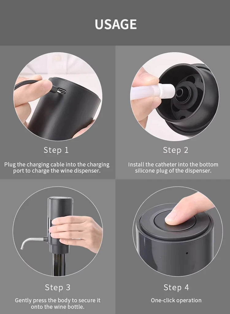 Automatische Wijn Dispenser – By VibeQueen