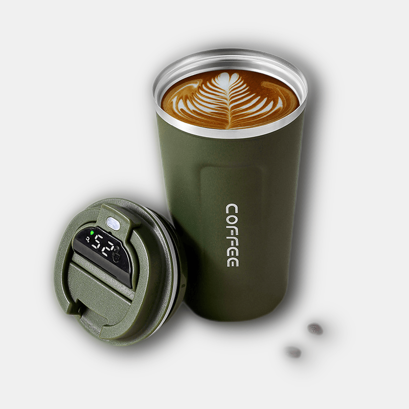 Smart Thermo Koffiemok met Digitale Temperatuurweergave